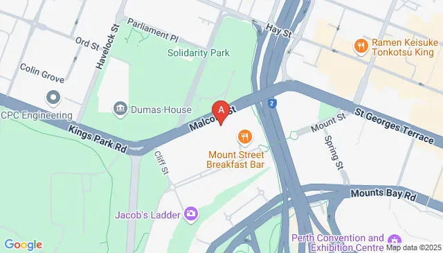 Malcolm Street West Perth parking space available to rent WA