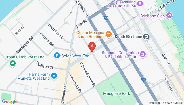 Parking available on Manning Street in South Brisbane area