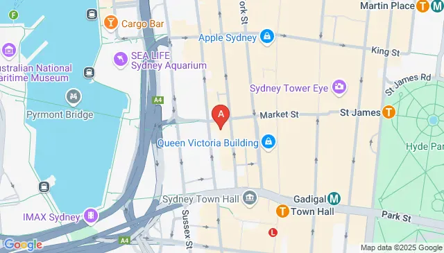Secure parking spot available now on Market Street Sydney