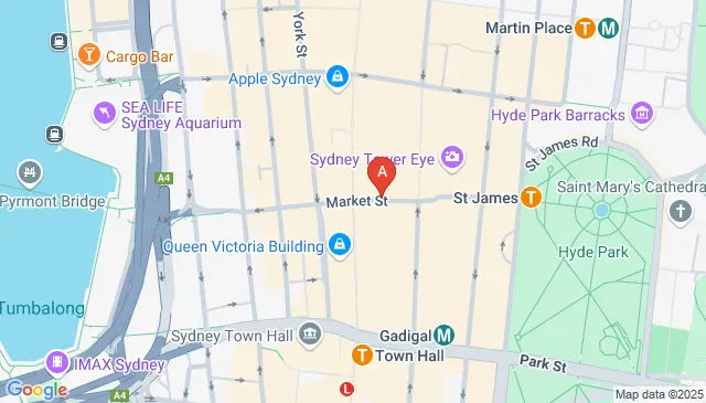Market Street Sydney parking is available to rent now