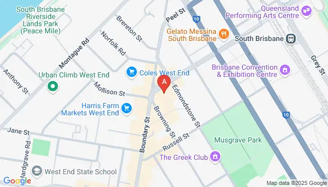 Melbourne Street South Brisbane parking in handy location