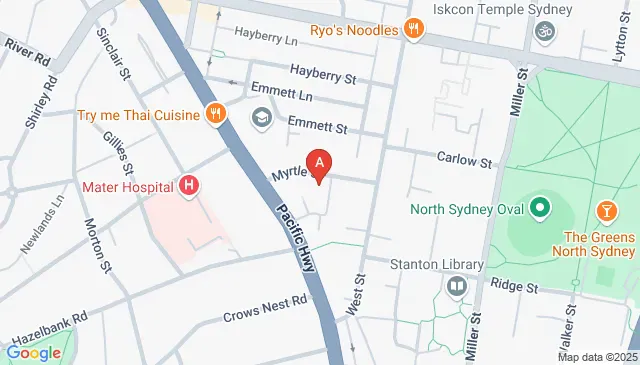 Myrtle North Sydney parking space available to rent now