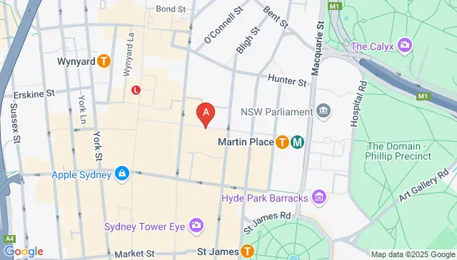 Need week parking near Martin Place Sydney accessible