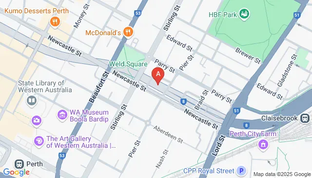 Newcastle Street Perth parking space available to rent now