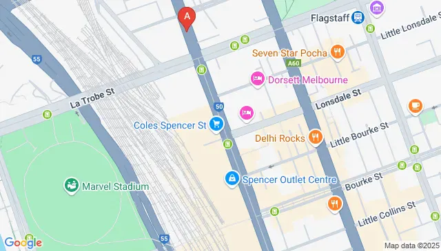 Melbourne CBD parking opposite Southern Cross Station now