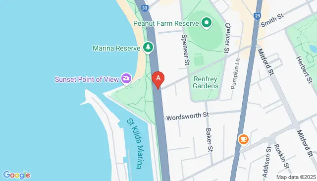 Secure underground parking in St Kilda great value option