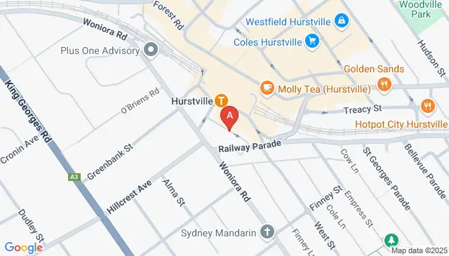 Secure parking in Hurstville only a minute from the station