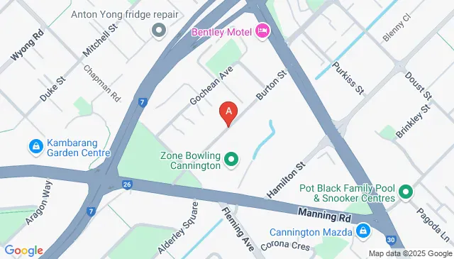 Secured parking bay available to rent on Burton St today