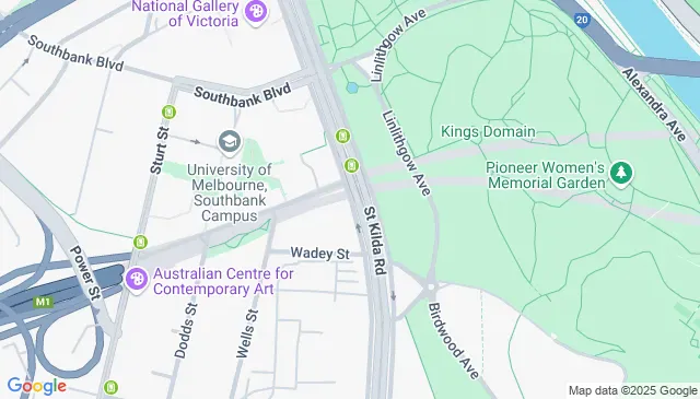 Find organised parking on St Kilda Road Melbourne now