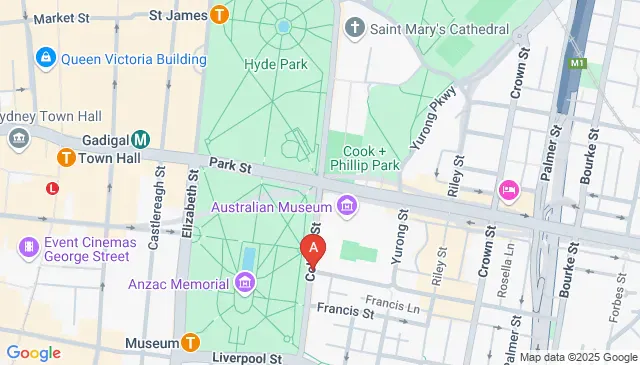 Staying next to Hyde Park Sydney need a parking spot