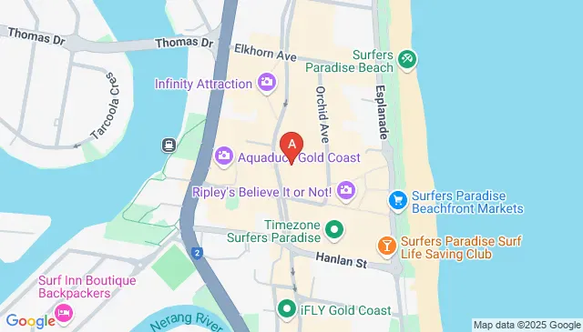 Surfers Paradise Boulevard parking in sunny Queensland