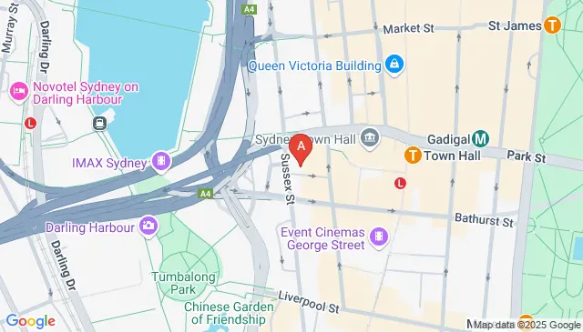 Sussex Street Sydney Central parking space ready for you