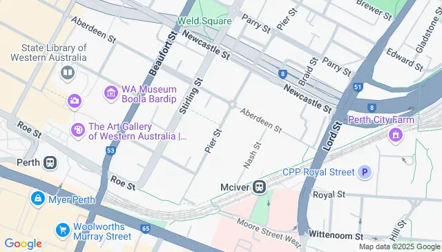 Undercover parking to rent in Perth CBD Pier Street