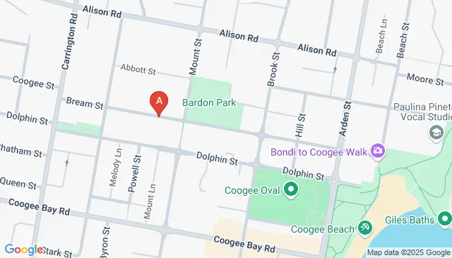 Underground Coogee parking a short walk from the beach