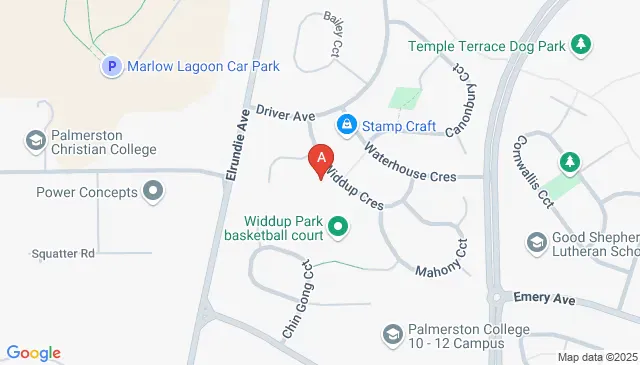 Find parking organised near Widdup Cres Driver NT today