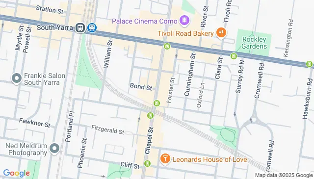 Chapel Street South Yarra parking near Alexandra Ave