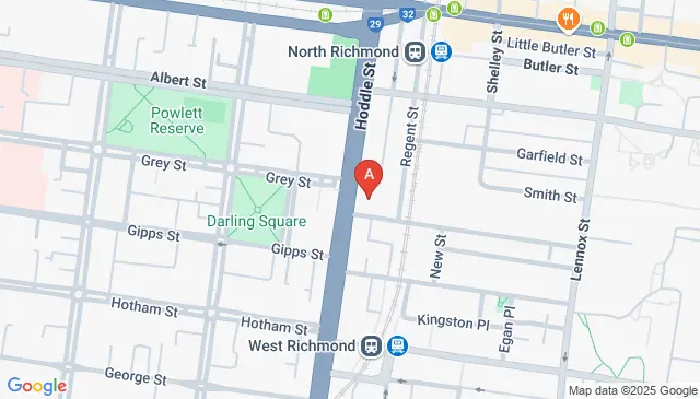 Hoddle Street Richmond parking spaces near Victoria Road