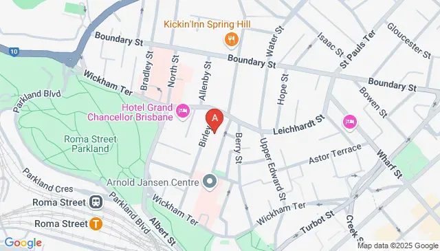 Parking spaces near Spring Hill close to Brisbane CBD