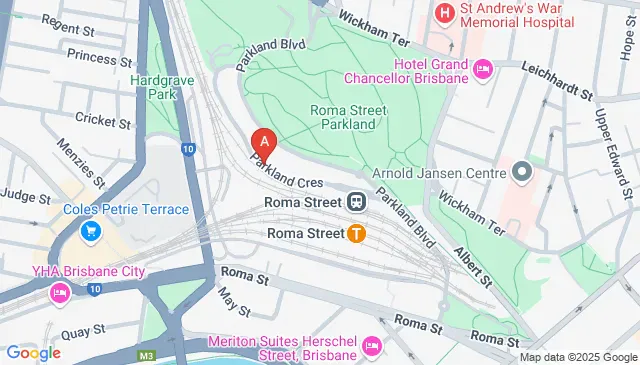 Parkland Cres, Brisbane City QLD 4000, Australia Parkland Cres, Brisbane City QLD 4000, Australia