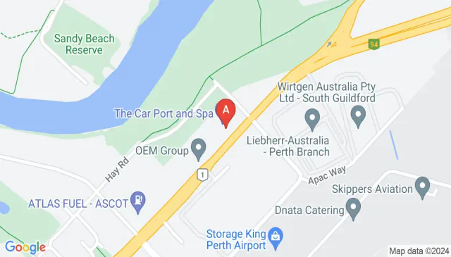 Undercover Perth Airport Parking at The Car Port and Spa