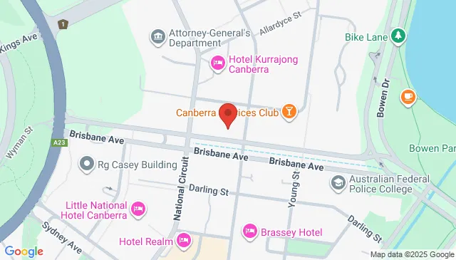 Pre arranged parking at 26 Brisbane Ave Barton Canberra