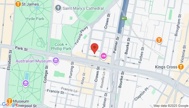 Pre book parking on Crown St Woolloomooloo NSW Australia