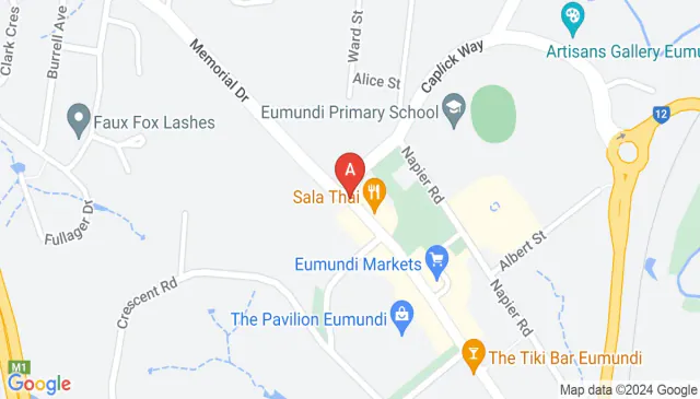 Rent land for caravan landing on this Eumundi street QLD