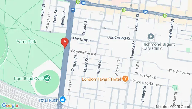 Organised parking on Rowena Parade East Melbourne VIC Organised parking on Rowena Parade East Melbourne VIC