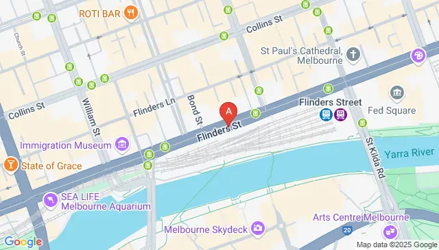 Secure Flinders Street CBD parking in central Melbourne