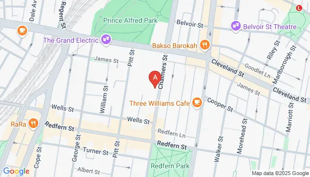 Secure parking space in Redfern 217 Chalmers Street 