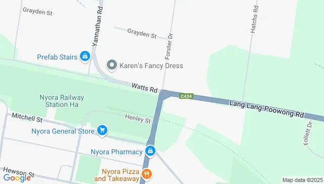 Shipping container for rent in Nyora VIC storage space