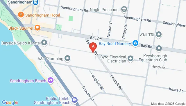 Driveway space by Sandringham station and beach on Sims St