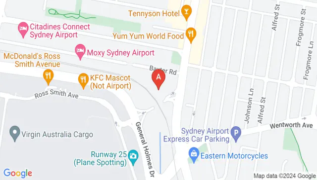 Sydney Airport Park and Ride indoor parking near Botany Rd